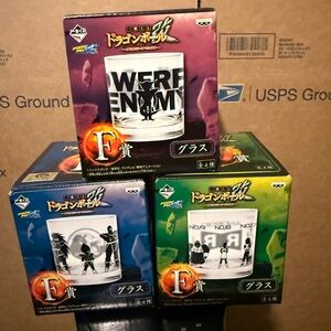 Dragon Ball Z Character Glass cups